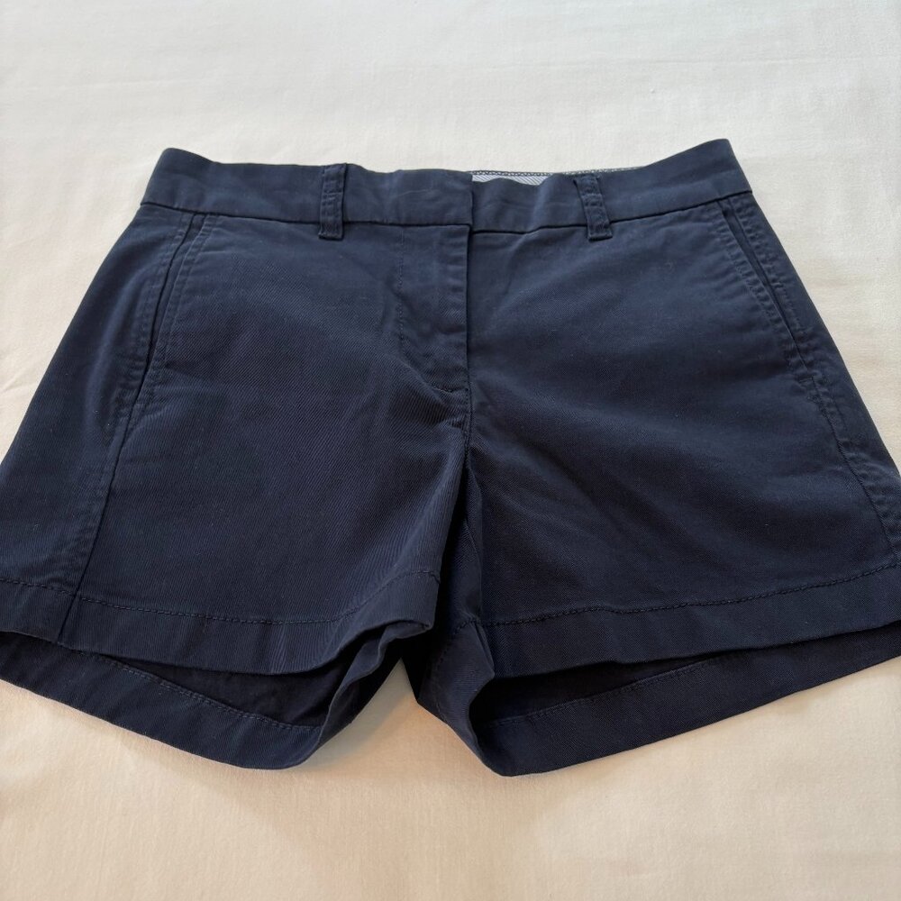 J. Crew Navy Cotton Chino Shorts